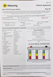 2015 Toyota AQUA - Thumbnail