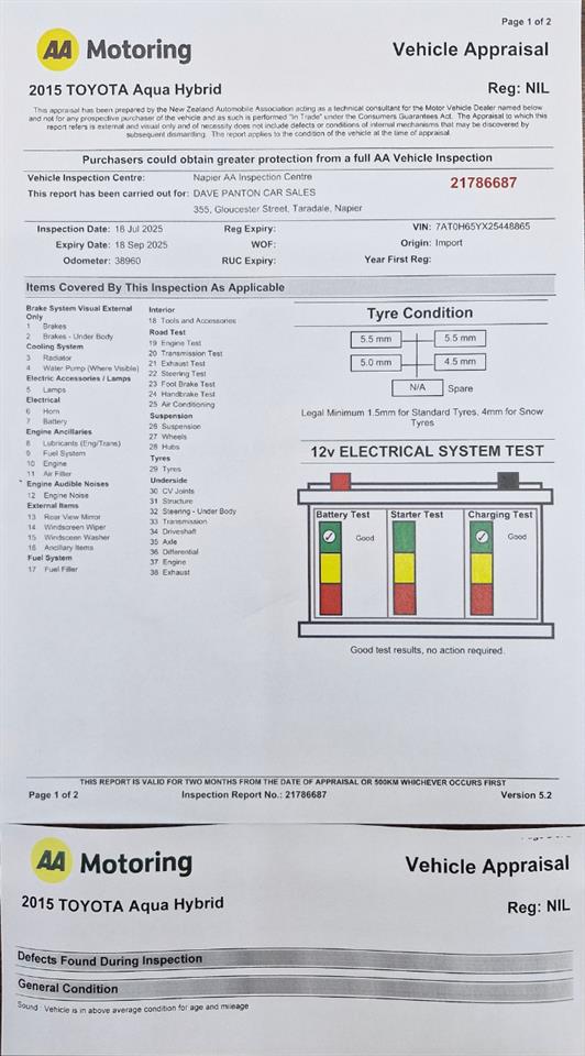 2015 Toyota AQUA